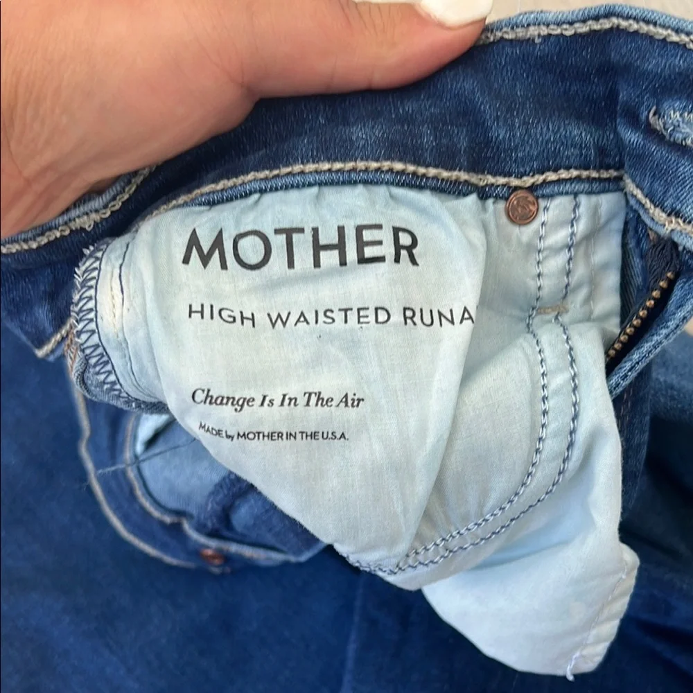 MOTHER HIGH WAISTED RUNAWAY JEANS - Picture 4 of 5